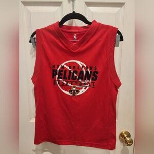 Boys' Pelicans Williamson sleeveless shirt, 10/12